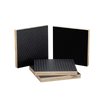 Black Plywood Squares Set Hex Pattern